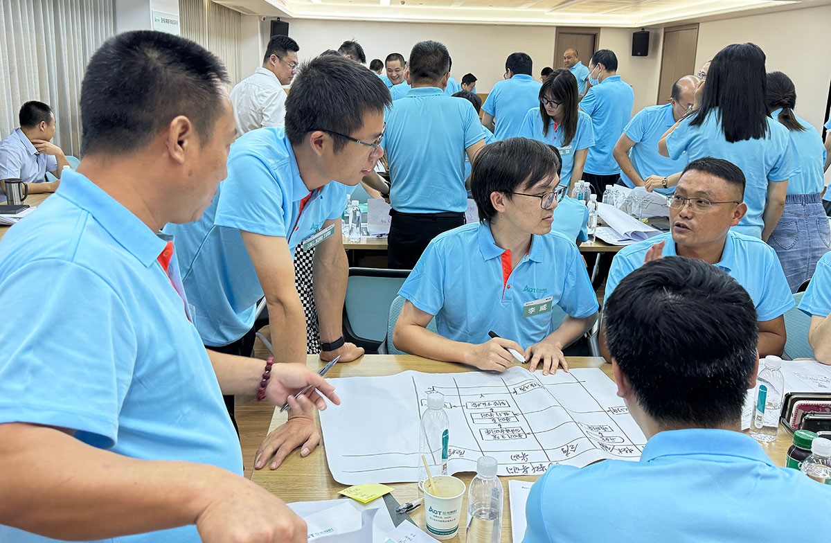 学员们进行热烈的会商